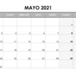 Calendario mayo 2021