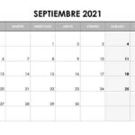 Calendario septiembre 2021