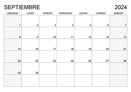 Calendario septiembre 2024 (el domingo es el primer día de la semana) calendario-2024-septiembre-desde-el-domingo-01